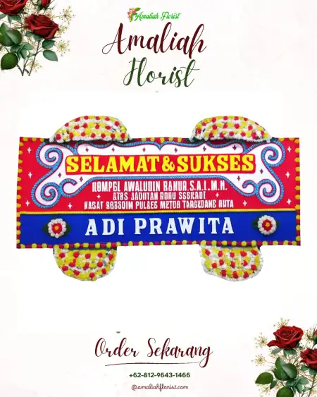 Papan Bunga Ucapan Selamat Pulo Belen